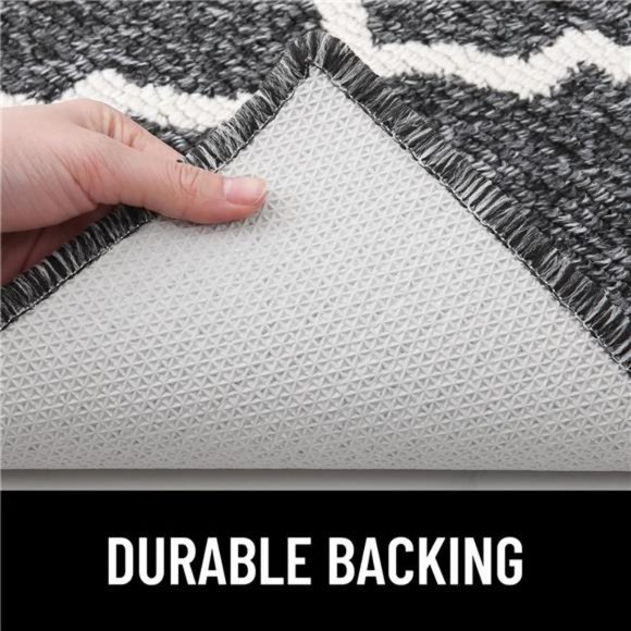 Indoor Door Mat, 36x24, Non-Slip Absorbent Resist Dirt Entrance Mat, Washable - Picture 4 of 6